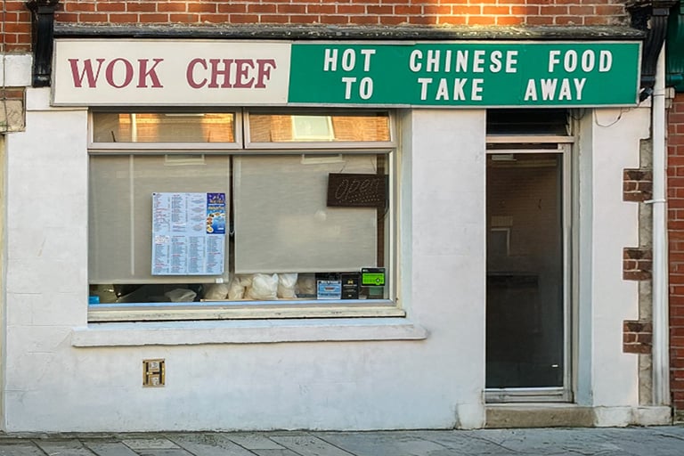 wok chef chinese takeaway swanage dorset