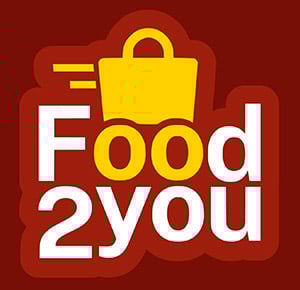 food2you swanage food delivery dorset logo