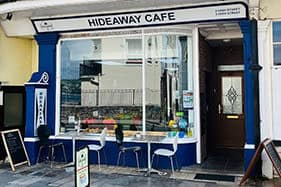 hideaway fried breakfast cafe swanage delivery