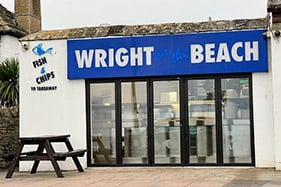 wright on the beach fish and chips delivery swanage dorset